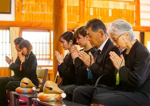 福知山市にある株式会社ゆらの家族葬の様子